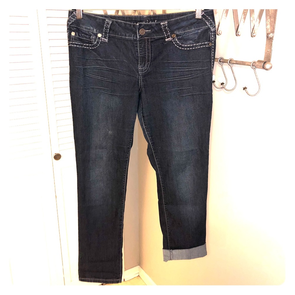 Dark Wash Stretchy Jeans